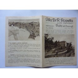 VILLA DR. R. ROVETTA CURE NATURALI - RUTA DI CAMOGLI ( Genova )