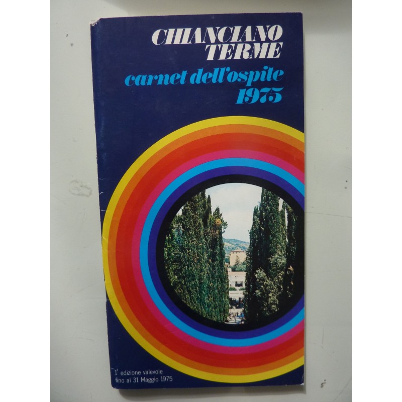 CHIANCIANO Carnet dell'Ospite 1975