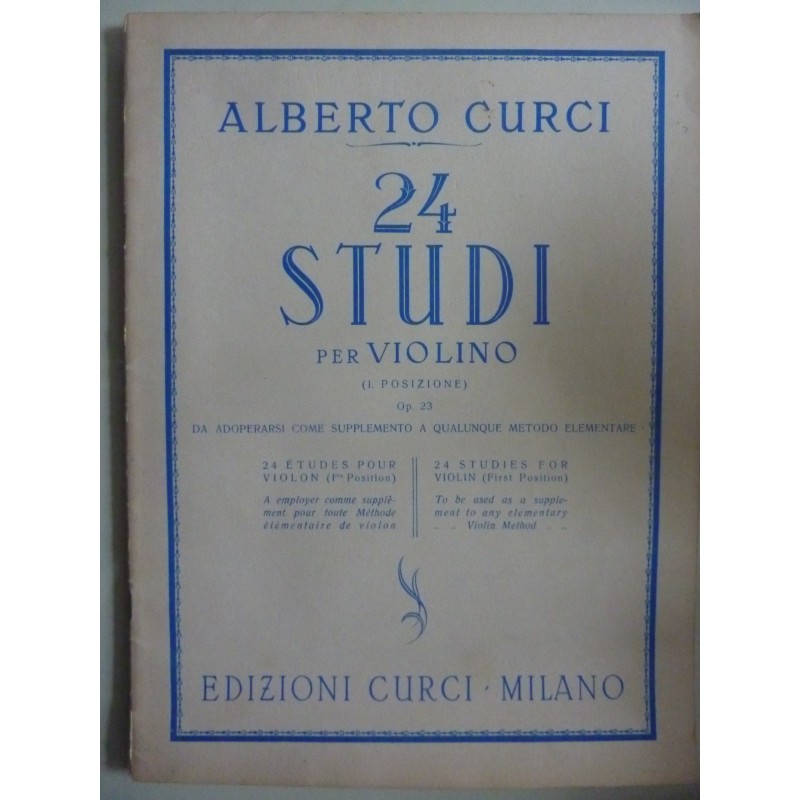 24 STUDI PER VIOLINO