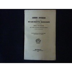 CENNI STORICI  PER LA VITA DI GIUSEPPE RANALDI DA SANSEVERINO NEL PICENO DEL CONTE SEVERINO SERVANZI COLLIO,  CAVALIERE GEROSOLI