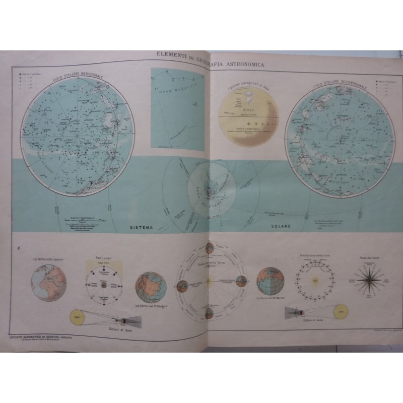 ATLANTE GEOGRAFICO METODICO 69 Tavole di geografia,matematica, fisica ed antropica con numerose carte, cartine e figure