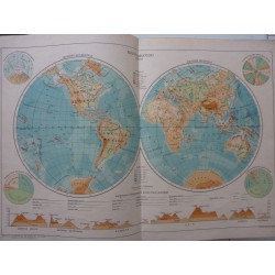 ATLANTE GEOGRAFICO METODICO 69 Tavole di geografia,matematica, fisica ed antropica con numerose carte, cartine e figure