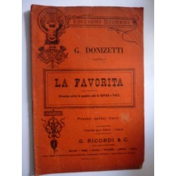 LA FAVORITA Dramma serio in quattro atti