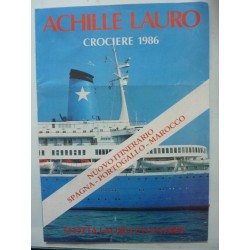 ACHILLE LAURO CROCIERE 1986 FLOTTA LAURO - CHANDRIS