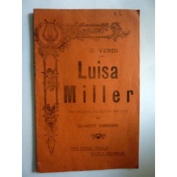 LUISA MILLER Melodramma in Tre Atti