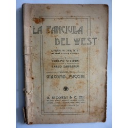 LA FANCIULLA DEL WEST OPERA IN TRE ATTI