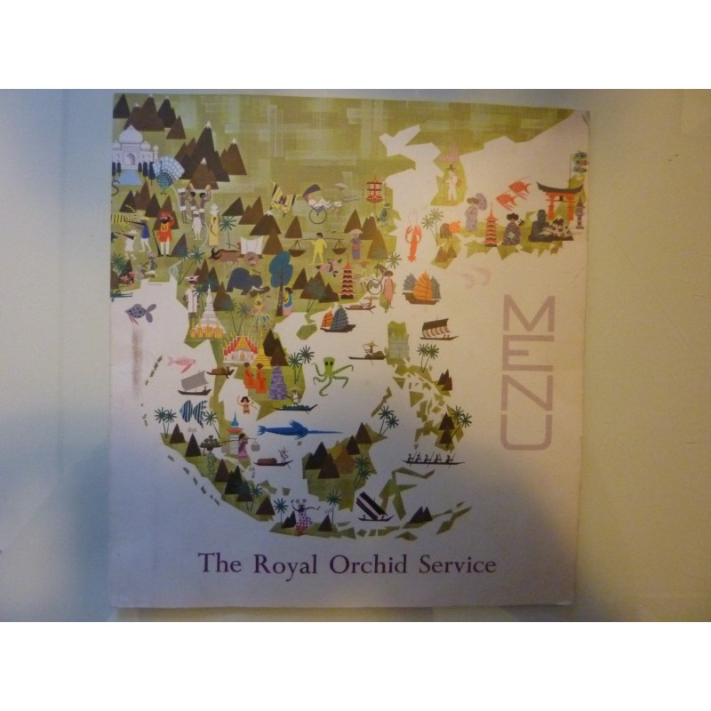 The Royal Orchid Service MENU THAI AIRWAYS INTERNATIONAL