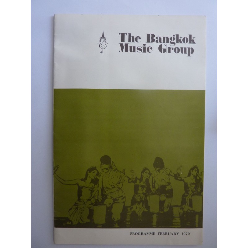 THE BANGKOK MUSIC GROUP PROGRAMME FEBRAURY 1970