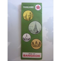 TOURING MAP OF THAILAND - MAP OF BANGKOK CALTEX