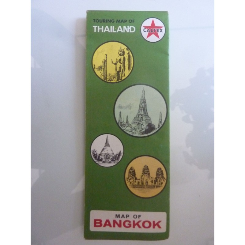TOURING MAP OF THAILAND - MAP OF BANGKOK CALTEX