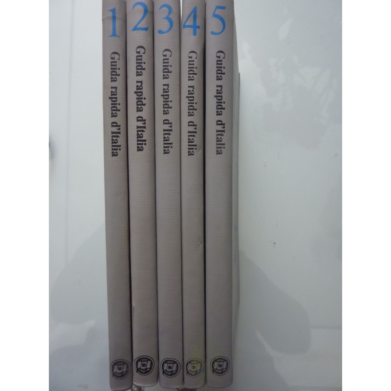 GUIDA RAPIDA D'ITALIA 5 Volumi