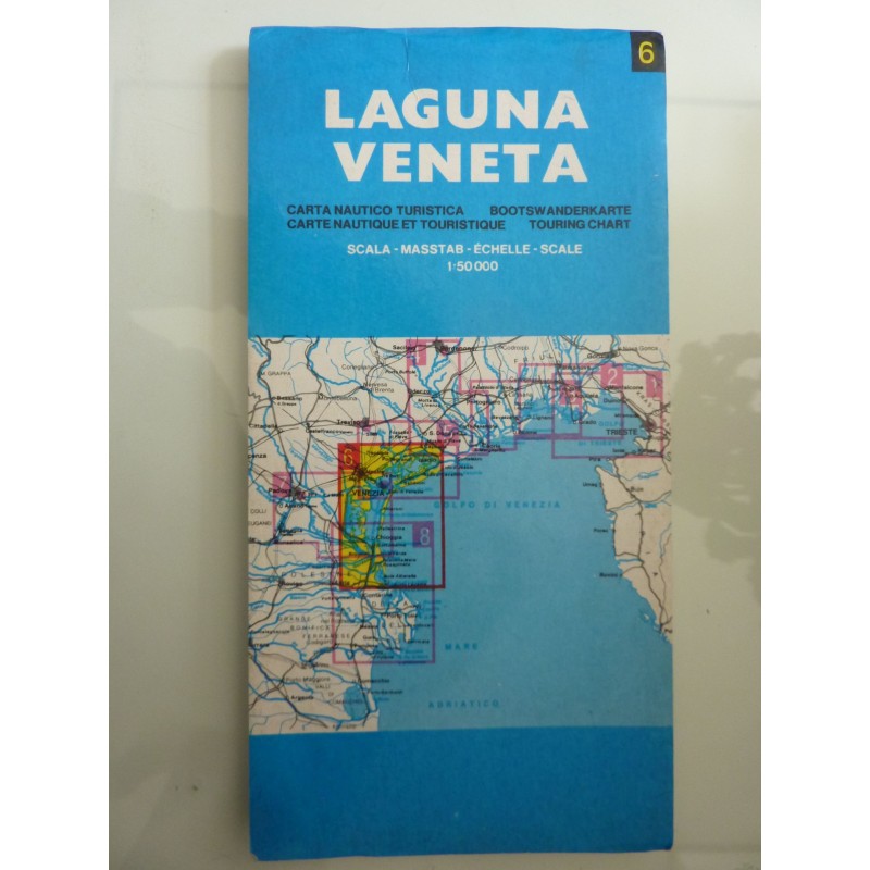 LAGUNA VENETA Carta Nautico Turistica Scala 1: 50.000