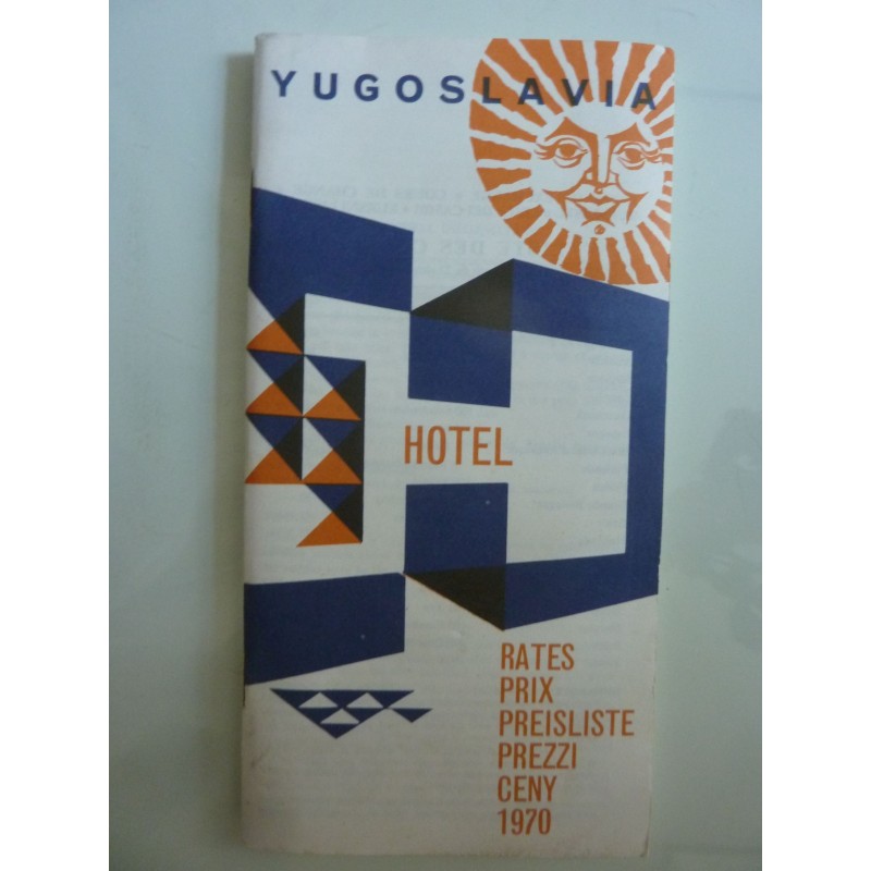 JUGOSLAVIA HOTEL PREZZI 1970