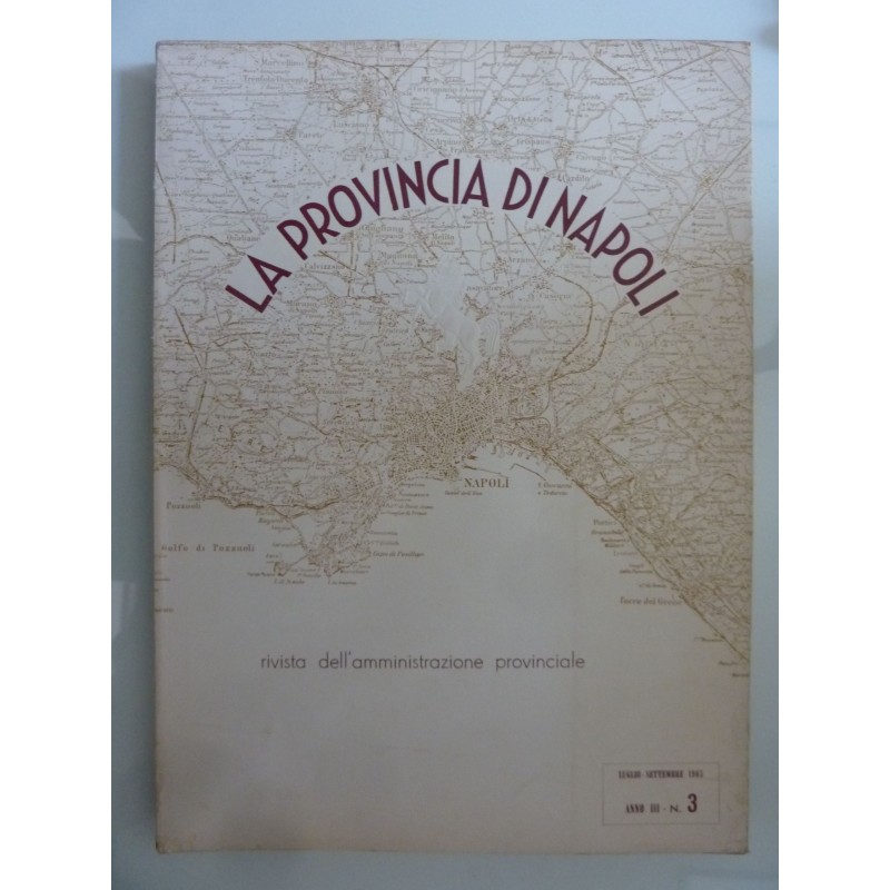 LA PROVINCIA DI NAPOLI Rivista dell'Amministrazione Provinciale  Anno III  n.° 3  Luglio - Settembre 1965