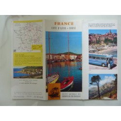 FRANCE  COTE D'AZUR - CORSE SOCIETE' NATIONAL DES CHEMINS DE FER FRANCAISE