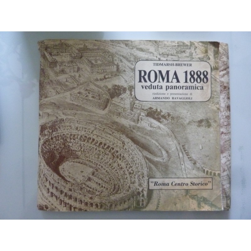 TIDMARSH - BREWER ROMA 1888  VEDUTA PANORAMICA Riedizione e presentazione di ARMANDO RAVAGLIOLI