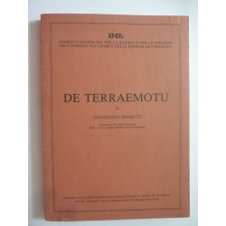 DE TERRAEMOTU  di GIANOZZO MANETTI Traduzione di Carlo Scopelliti. Note a cura  di Diego Molin e Carlo Scopelliti