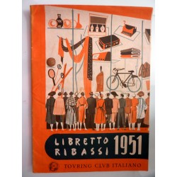 LIBRETTO DEI RIBASSI 1951 Touring Club Italiano