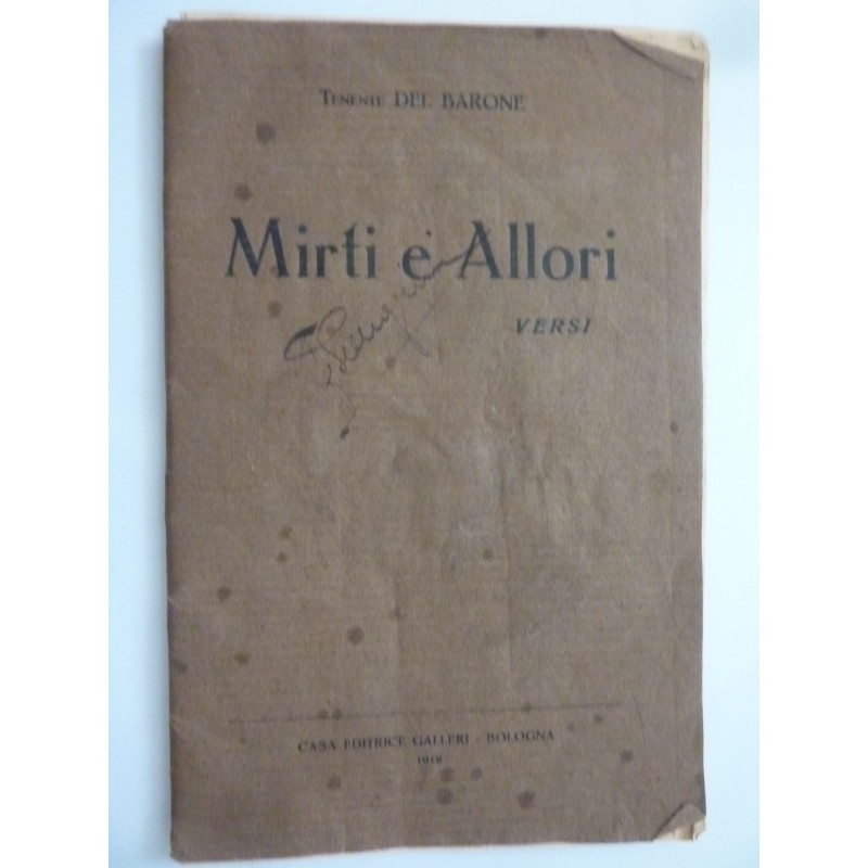 MIRTI E ALLORI Versi