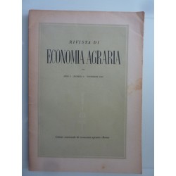 RIVISTA DI ECONOMIA AGRARIA Anno I Numero 2 Giugno 1946