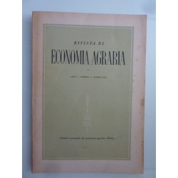RIVISTA DI ECONOMIA AGRARIA Anno I Numero 4 Dicembre 1946