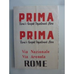 PRIMA ROME'S  LARGEST DEPARTMENT STORE