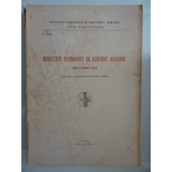 RISULTATI  ECONOMICI DI AZIENDE AGRARIE NELL'ANNO 1936