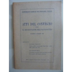 ATTI DEL CONVEGNO PER LA RICOSTITUZIONE DELL'OLIVICOLTURA VITERBO 31 MARZO 1957