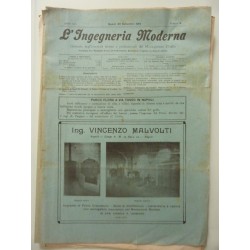 L'INGEGNERIA MODERNA  Giornale degli interessi tecnici e professionali del Mezzogiorno d'Italia Anno XVI  Napoli 30 Settembre 19