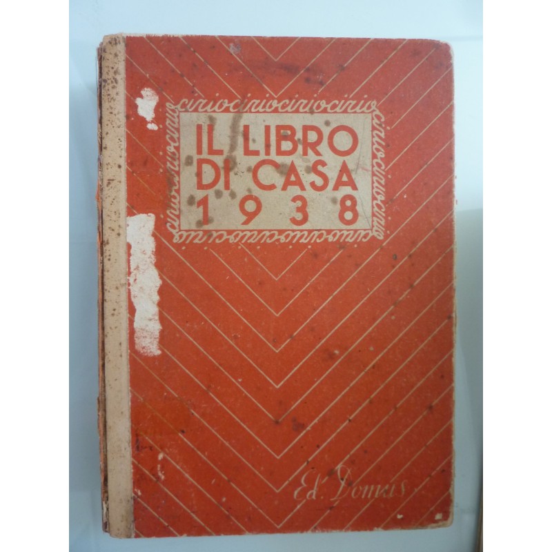 CIRIO IL LIBRO DI CASA 1938