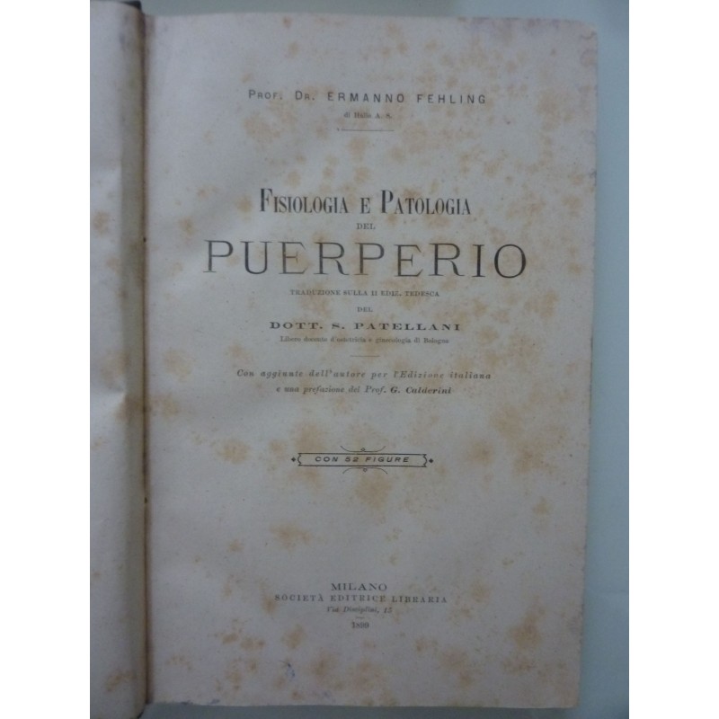 FISIOLOGIA E PATOLOGIA DEL PUERPERIO