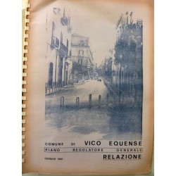 Comune di Vico Equense  PIANO REGOLATORE GENERALE RELAZIONE Gennaio 1980