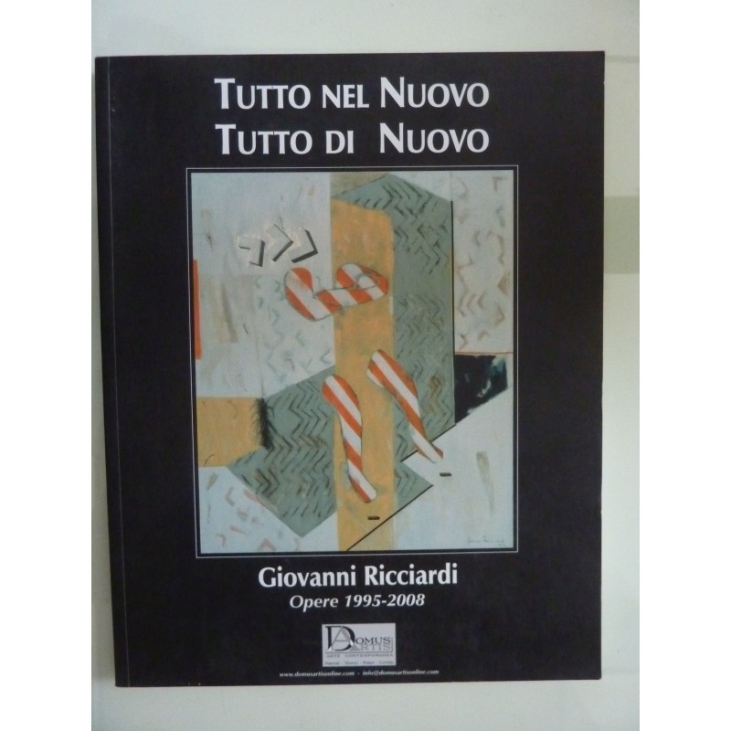 TUTTO NEL NUOVO TUTTO DI NUOVO Giovanni Ricciardi Opere 1995 - 2008