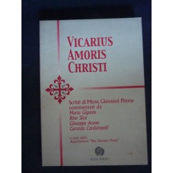 VICARIUS AMORIS CHRISTI Scritti di Mons. Giovanni Pirone