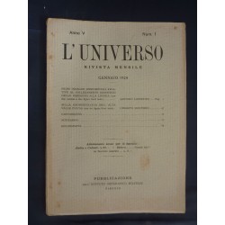 L'UNIVERSO RIVISTA MENSILE Anno V Num. 1 Gennaio 1924