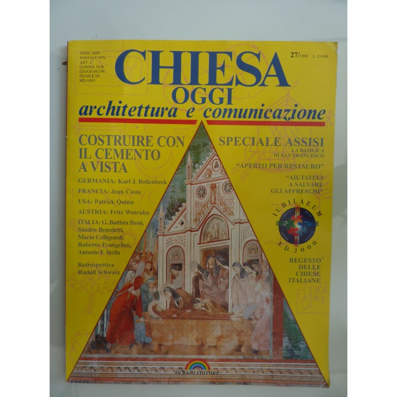 CHIESA OGGI Architettura e Comunicazione N. 27/ 1998