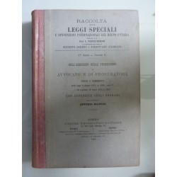 SULL'ESERCIZIO DELLE PROFESSIONI DI AVVOCATO E DI PROCURATORE TESTO E COMMENTO  CON APPENDICE SUGLI ONORARI