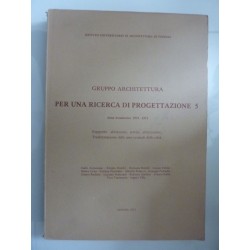 GRUPPO ARCHITETURA  PER NA RICERCA DI PROGETTAZIONE 5