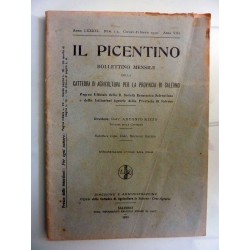 IL PICENTINO BOLLETTINO MENSILE PER LA CATTEDRA DI AGRICOLTURA DELLA PROVINCIA DI SALERNO Anno LXXXVI n.° 1 - 2  Gennaio, Febbra