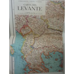 Consociazione Turistica Italiana CARTA DEL LEVANTE  1942