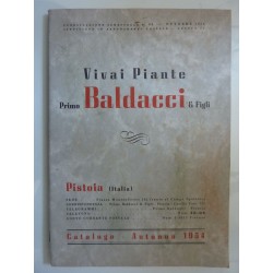 VIVAIO PIANTE PRIMO BALDACCI & FIGLI PISTOIA ( Italia )  Catalogo Autunno 1954