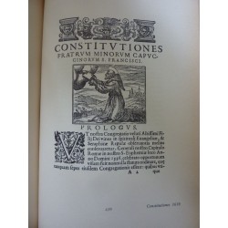 CONSTITUTIONES ORDINIS FRATRUM MINORUM CAPPUCCINORUM Vol. I Constitutiones Antiquae ( 1529 - 1643 ) - Vol. II Constitutiones Rec