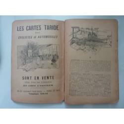 PLAN GUIDE DE PARIS  Contenant nombreuses illustrations et l'indicateur des Rues de Paris
