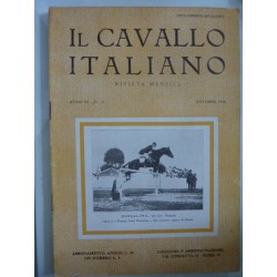 IL CAVALLO ITALIANO Anno III n.° 31  Ottobre 1925 Rivista mensile
