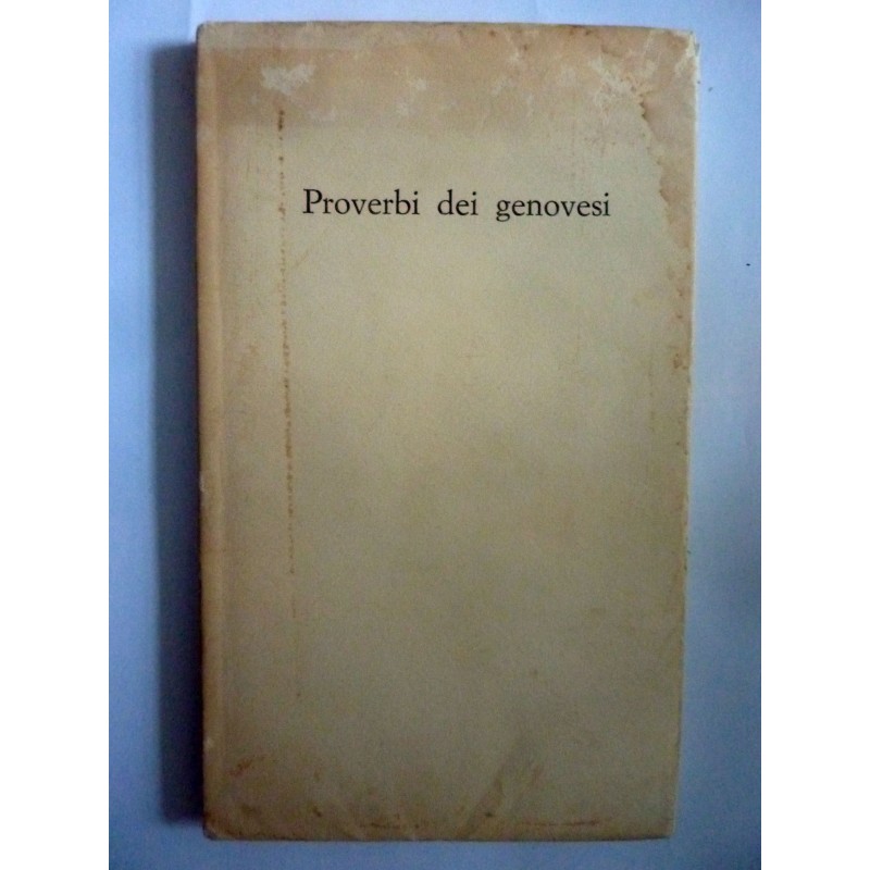 PROVERBI GENOVESI