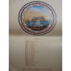 Calendario "Immagini della Campania  LE PORCELLANE DI CAPODIMONTE Il Servizio dell'Oca"