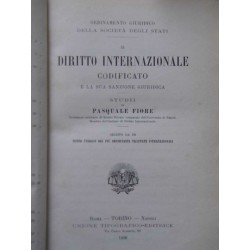 Ordinamento Giuridico della Società degli Stati  IL DIRITTO INTERNAZIONALE CODIFICATO E LA SUA SANZIONE GIURIDICA, STUDII DI PAS