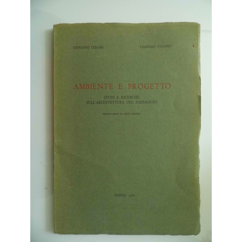 AMBIENTE E PROGETTO STUDI E RICERCHE  SULL'ARCHITETTURA DEL PAESAGGIO