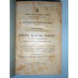 Ministero dell'Agricoltura, Industria e Commercio ANNALI D'AGRICOLTURA 1905 CONCIMI, MANGIMI, SEMENTI E SOSTANZE ANTIPARASSITARI