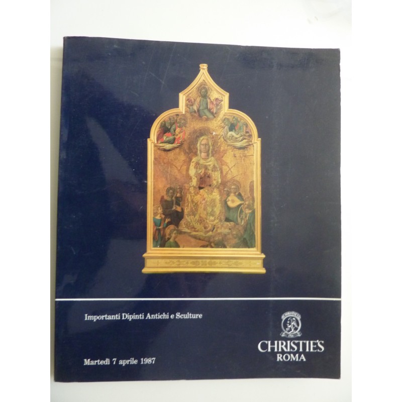 CHRISTIE'S Roma Importanti Dipinti Antichi e Sculture Martedì 7 Aprile 1987